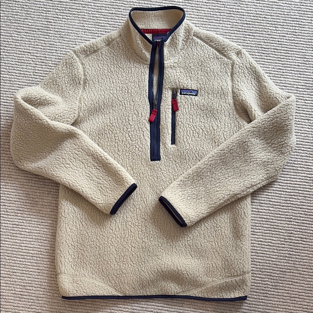 Patagonia Cream Fleece Pullover